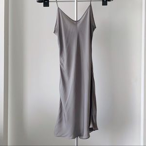 Short Silk Crepe De Chine Slip